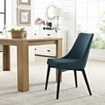 thumbnail image 3 of Modway Viscount Fabric Dining Chair in Azure, 3 of 5
