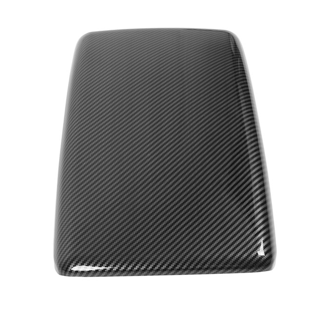 Cubierta del panel de la caja del reposabrazos ANGGREK Fibra de carbono Brillante para RS 2023
