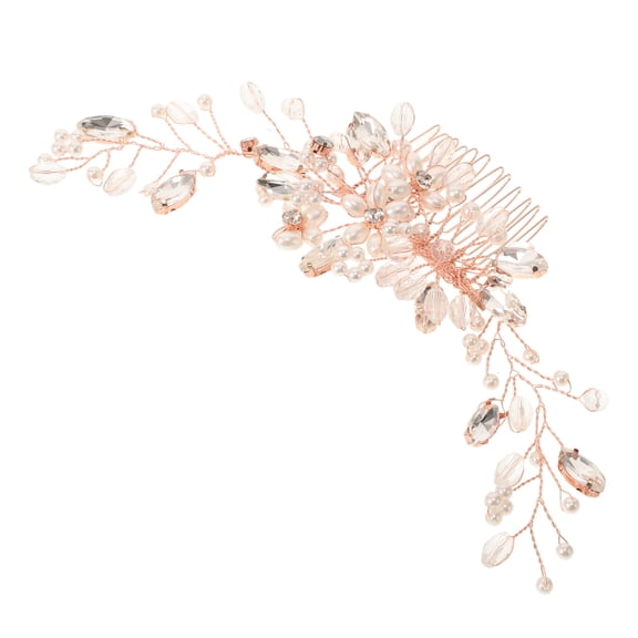 WHAMVOX Bridal Hair Accessories for Girls Comb Woman Gold