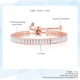 thumbnail image 4 of Teissuly Multicolor Earring Necklace Bracelet 2*4mm Color Zircon Single Full Diamond, Adjuster For Crystal Bracelet (Platinum Rectangle) Teissuly WER202401224044, 4 of 8