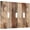 Brown Rustic Wood Plank Board, variant on Mediterranean Kitchen Church Christ Ceramic Tiles 2-Gang Device Duplex Wall Plate, Talavera Mexican Tile Decorative Two Gang Double Duplex Receptacle Socket Outlet and Light Switch Cover Plate