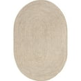 thumbnail image 3 of nuLOOM Wynn Braided Indoor/Outdoor Area Rug, 3' x 5' Oval, Tan, 3 of 4