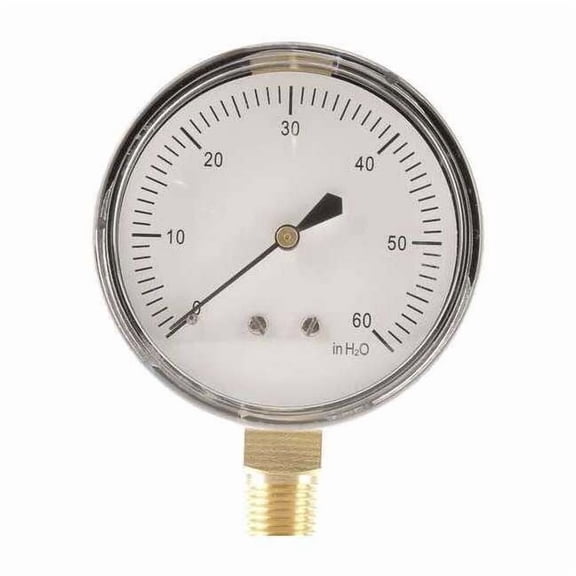 Manufacturer Varies Press Gauge,Low Press Diaphragm,2-1/2 In 18C785