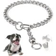 thumbnail image 1 of 0,3 * 45 cm, Collares de cadena para perros, Collar de metal de acero inoxidable masticable, Collar de cadena para perros pequeños y medianos, 1 of 5