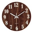 thumbnail image 1 of Reloj de pared luminoso de moderno 12 '' número digital que cuelga el Gloria reloj de pared silencioso sin tictac, 1 of 7
