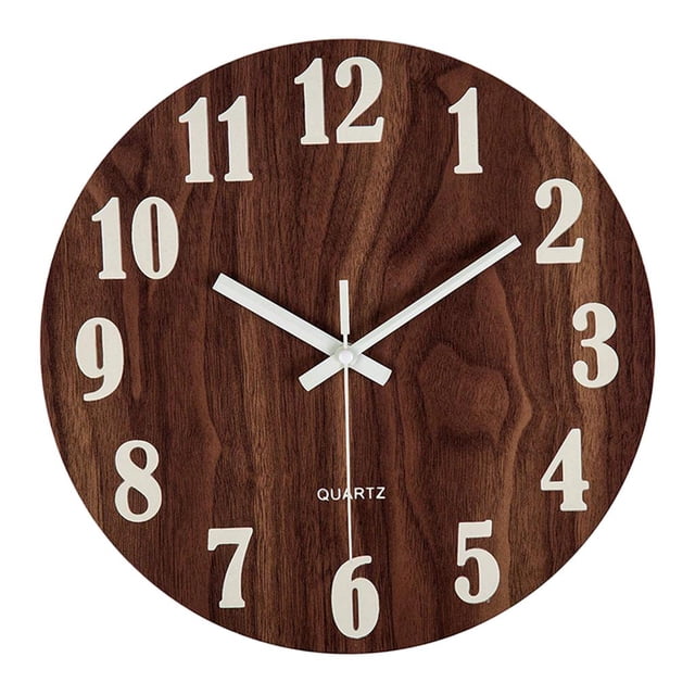 Reloj de pared luminoso de moderno 12 '' número digital que cuelga el Gloria reloj de pared silencioso sin tictac