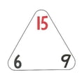 thumbnail image 1 of Wiebe Carlson Associates Cre4552 Triangle Flashcards-Mult/Div., 1 of 1