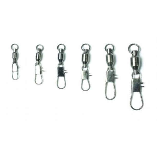 Lazer Sharp Deluxe Ball Bearing Swivel w/ Interlock Snap,Nickel