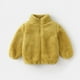 thumbnail image 2 of Amzcrzy Ropa para bebé niña, chaqueta con forro polar Sherpa, abrigo de invierno grueso y cálido de color sólido con cremallera, 2 of 6