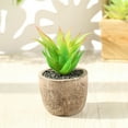 thumbnail image 4 of Upgraded Mini Fake Succulent Plants - 1 Set Potted Artificial Succulents for Home Office Desk Decor | Assorted Small Faux Desktop Plants, 4 of 8