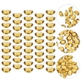 thumbnail image 3 of 100 piezas de pequeños adornos de lingotes de oro de cristal, exquisitas decoraciones de escena, decoraciones artesanales, 3 of 7