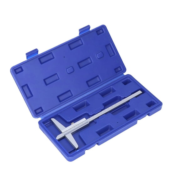 Vernier Calipers, Depth Vernier Caliper Polished Non Gravel Plated For Mechanical Engineering 0-150mm