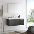 thumbnail image 2 of Fresca FVN8092 Senza 47-3/10" Wall Mounted Vanity Set with MDF Cabinet, Acrylic, 2 of 5