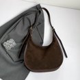 thumbnail image 4 of Bolso Hombro Gamuza para Mujer Con Cruzado Múltiples Bolsillos El (café), 4 of 9