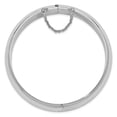 thumbnail image 3 of Auriga Fine Jewelry 925 Sterling Silver Rh-Plated 15mm Fancy Hinged Bangle for Women, 3 of 5