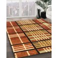 thumbnail image 2 of Ahgly Company Indoor Rectangle Abstract Yellow Abstract Area Rugs, 8' x 12', 2 of 6