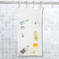 thumbnail image 4 of Torubia 6-Pocket Bathroom Save Space Tub With 4 Rings Shower Hanging Mesh Organizer Caddy Storage Bag Quick Dry Hanging Caddy And Bath Organize(1Pcs), 4 of 9