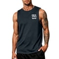 thumbnail image 4 of Men's Freedom Patriotic Tank Top with USA Flag Graphic and Sleeveless Design Featuring Double-Sided Print for Independence Day 2026 Memorial Day Gym Workouts Beach Days Navy M, 4 of 5