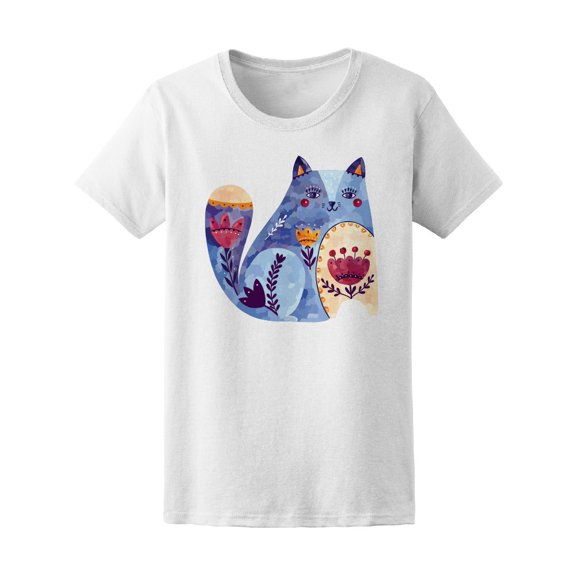 Decorative Cat Art Tee Women's -Image by Shutterstock