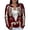 Deep Red, variant on Halloween Sweaters for Women Wife Skeleton Floral Graphic Crewneck Sweater Long Sleeve Gothic Pullover Vintage Fall Casual Outfits Halloween Festival Button Up Cardigan