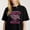 Black-1, variant on Women's Mama Wolf with Paw Print Graphic T-Shirt S-4XL Mother's Day Gift
