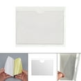 thumbnail image 2 of Self-Adhesive Clear Card Holder Windshield Parking Permit Transparent Card Bag Note Holders Cover Pocket 10Pack, 2 of 8