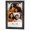 Barn Black, variant on 20x35 Frame Black Brown Chestnut Mosaic Solid Wood Picture Frame | 1.125 Inch Moulding Width |