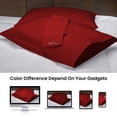 thumbnail image 3 of SGI Bedding 1000 TC Egyptian Cotton Bed Pillowcases Set King Size Pillow cases 1000 Count covers for King Size - Soft, Durable Sheets Cotton Sheets in 1000 TC Burgundy, 3 of 6