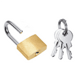 thumbnail image 6 of 60 Pack Mini Padlock Small Solid Brass Locks with 3 Key for Luggage Lock,Backpack,Gym Locker Lock,Suitcase Lock, 6 of 6