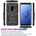 thumbnail image 2 of Yerebel Galaxy S9 Plus Case/Samsung S9+ Plus Phone Case, [Military Grade] [Metal Ring][Magnetic Support] Defender Heavy, 2 of 5