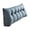 Blue, variant on Bed Reading Backrest Cushion with Side Storage Pocket High Density Foam Headboard Support Pillow Ergonomic Triangular Leaning Bolster for Bed Sofa Daybed