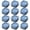 Blue, variant on 12 Pack Adjustable Bed Risers Stackable Bed Risers (Blue)