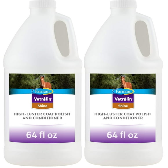 Acondicionador para pieles de animales Farnam Vetrolin Shine 2x1895 ml