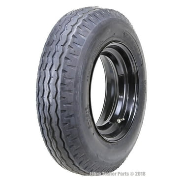 ZEEMAX Highway Trailer Tire Wheel Assembly 7-14.5 7x14.5 12-Ply LR F w/6x14.5 Rim, Set 1