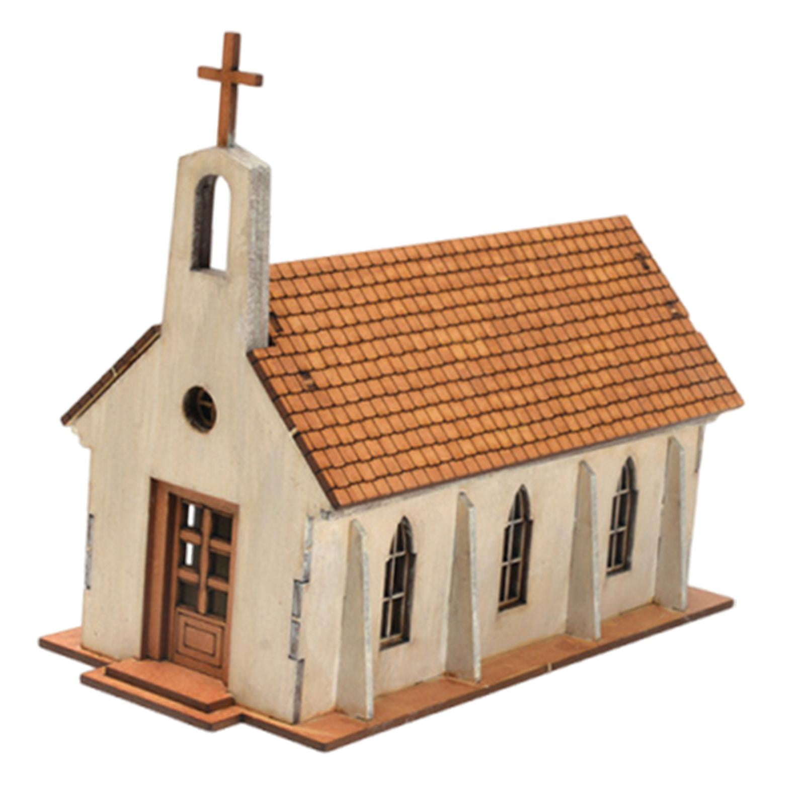 Model Hobby Building Kits Miniature House Wood Construction for Kids Learning Fairy Garden Decor