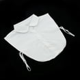 thumbnail image 4 of 2x Cuello Falso Cuello Falso De Muñeca Cuello Desmontable Media Camisa Cuello Blanco Sunnimix Collar falso de mujer, 4 of 8