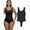 Black, variant on SAYFUT Bodysuit for Women Round Neck Solid Color Sexy Ribbed Compression Casual Bodysuit Top Sleeveless Square Neck Tank Top