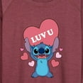 thumbnail image 3 of Lilo & Stitch - Luv U - Women's Lightweight French Terry Long Sleeve Shirt, 3 of 5