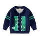 thumbnail image 1 of Gibobby Chaqueta de invierno para niñosNiños pequeños Bebés Niñas Niños Suéter Abrigo Invierno Manga Larga Animados Dinosaurio Suéter Punto Cálido Cremal(Marina, 10-12 Años), 1 of 5