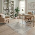 thumbnail image 2 of ODIKA 4'x6' Washable Area Rug Stain Resistant, Low Pile, Easy Care Seagrass Herringbone Boho Geometric Vintage Distressed Minimalist for Dorm Room, Small Living, 2 of 7