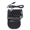 thumbnail image 1 of Game Keyboard,Single Hand Keyboard Wear Mechanical Keyboard Gaming Keyboard Masterfully Created, 1 of 14
