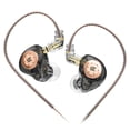 thumbnail image 1 of Auriculares con cable keephifi KZ EDX Pro con monitor intraural negro, 1 of 9