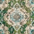 thumbnail image 4 of SAFAVIEH Monaco Toria Traditional Area Rug, Forest Green/Light Blue, 4' X 4' Square, 4 of 8