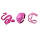 thumbnail image 1 of Anillo de serpiente dorado con estilo Ins, diseño geométrico creativo a la moda, hecho a mano, color rosa, apilable, 1 of 5