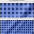 thumbnail image 2 of Soimoi Blue Cotton Poplin Fabric Check & Dots Print Fabric by the Yard 58 Inch Wide, 2 of 7
