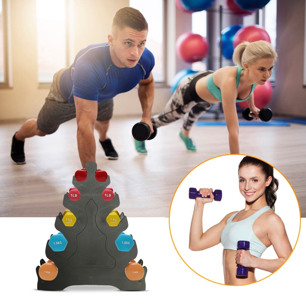 Yatlte 5-Tier Dumbbell Rack Only Weight Racks For Free Weights Dumbbell Tower (No Dumbbells Rack Only)