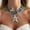Color2, variant on NICKSUN Summer Ocean Vacation Starfish Pendant Necklace, Irregular Shell Beach Statement Choker Necklace