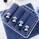 thumbnail image 4 of Toallas Limpias para la Cara Simulada Pandas Bordados 29.53x13.39 Pulgadas, Toallas de Cara de Algodón, Suave Absorbente Casa Baño Cocina Toalla de Mano, 4 of 6