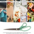 thumbnail image 3 of JubileeYarn Titanium Softgrip Scissors Set for Sewing, Arts, Crafts, Office - 1 Set of 3 - Mint Green, 3 of 5