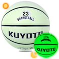thumbnail image 1 of Balón de baloncesto KUYOTQ que brilla en la oscuridad, 7, 75 cm, piel compuesta, 1 of 9